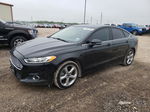 2014 Ford Fusion Se Black vin: 3FA6P0HD3ER315465