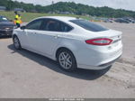 2014 Ford Fusion Se White vin: 3FA6P0HD3ER331410