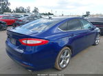 2014 Ford Fusion Se Blue vin: 3FA6P0HD3ER357022