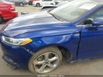 2014 Ford Fusion Se Blue vin: 3FA6P0HD3ER357022