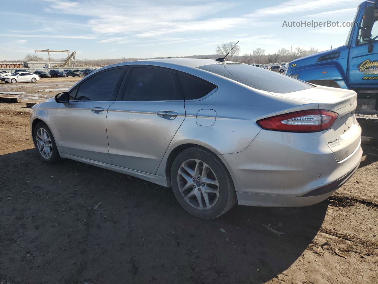 2015 Ford Fusion Se Silver vin: 3FA6P0HD3FR100198