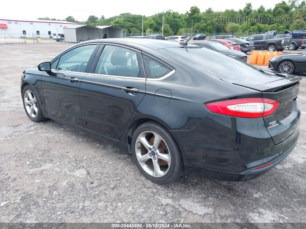 2015 Ford Fusion Se Black vin: 3FA6P0HD3FR101609