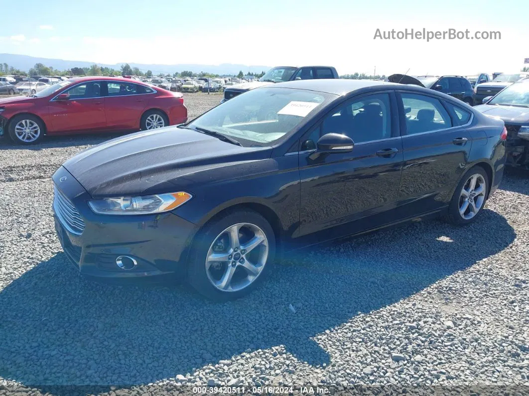 2015 Ford Fusion Se Black vin: 3FA6P0HD3FR128860