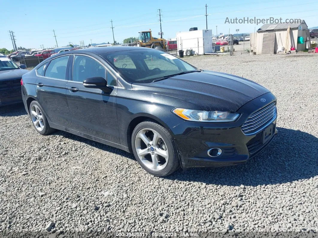 2015 Ford Fusion Se Black vin: 3FA6P0HD3FR128860