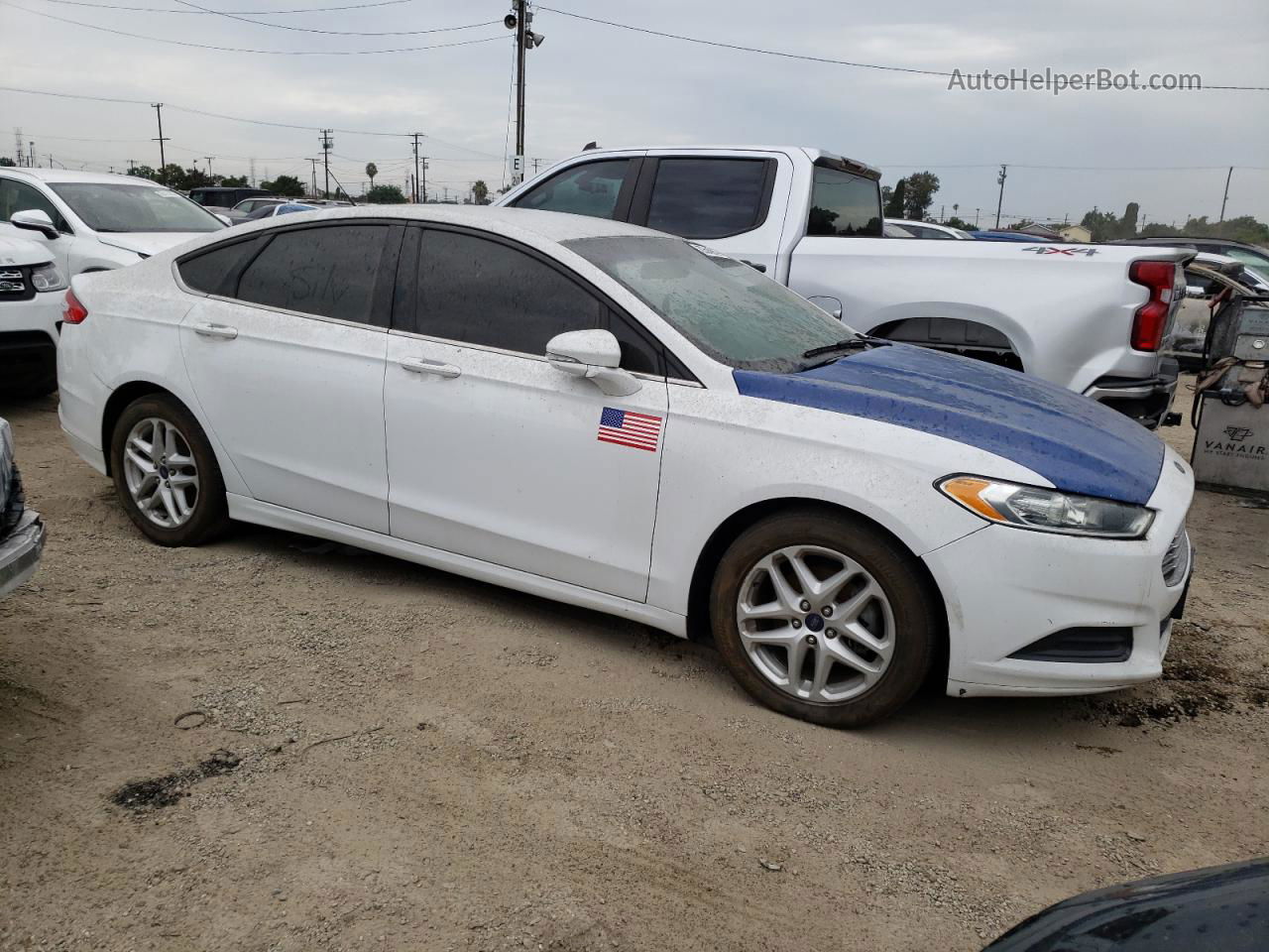 2015 Ford Fusion Se Двухцветный vin: 3FA6P0HD3FR137137