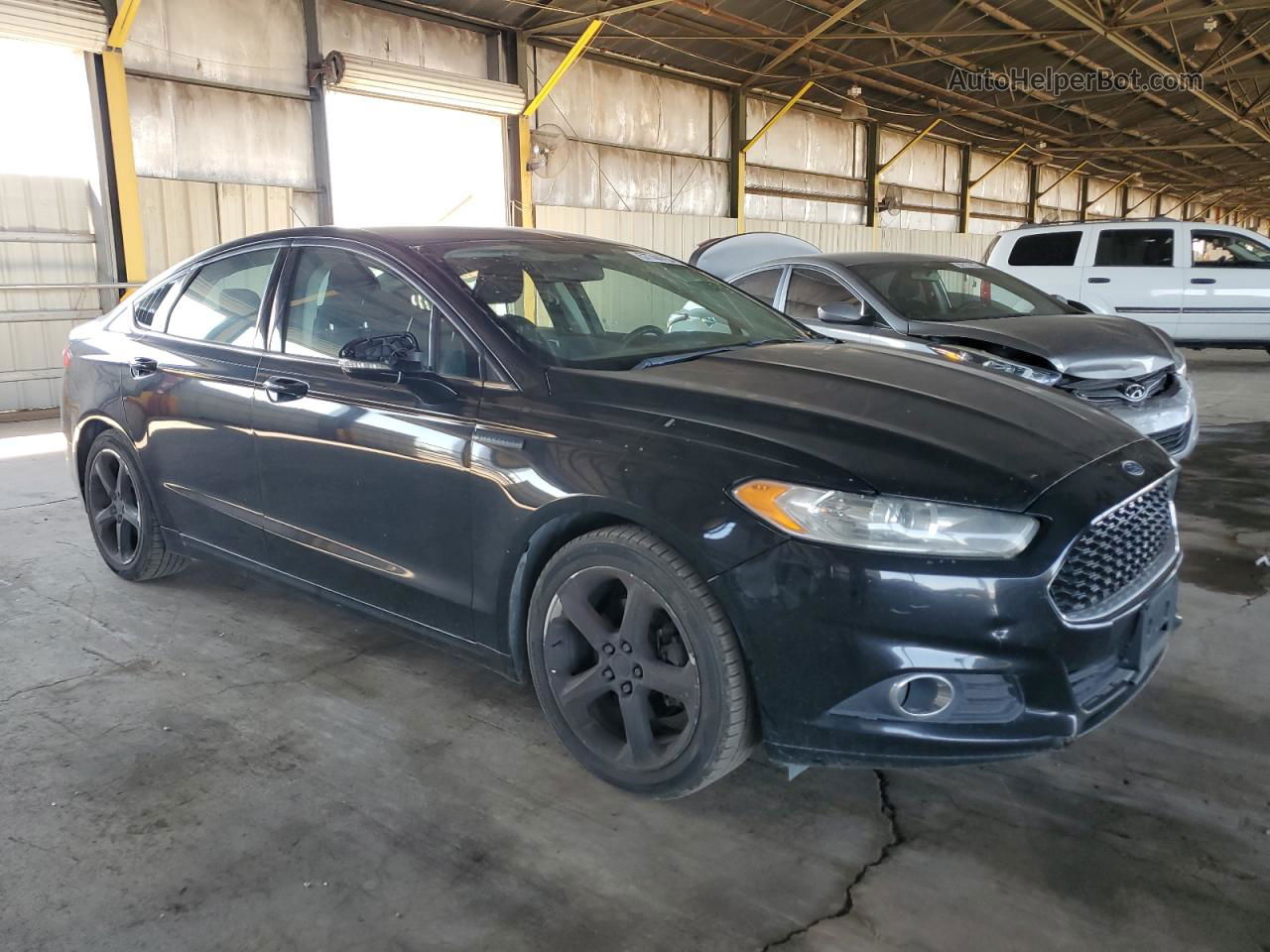 2016 Ford Fusion Se Black vin: 3FA6P0HD3GR361722