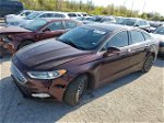 2017 Ford Fusion Se Burgundy vin: 3FA6P0HD3HR353136