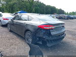 2018 Ford Fusion Se Gray vin: 3FA6P0HD3JR142640