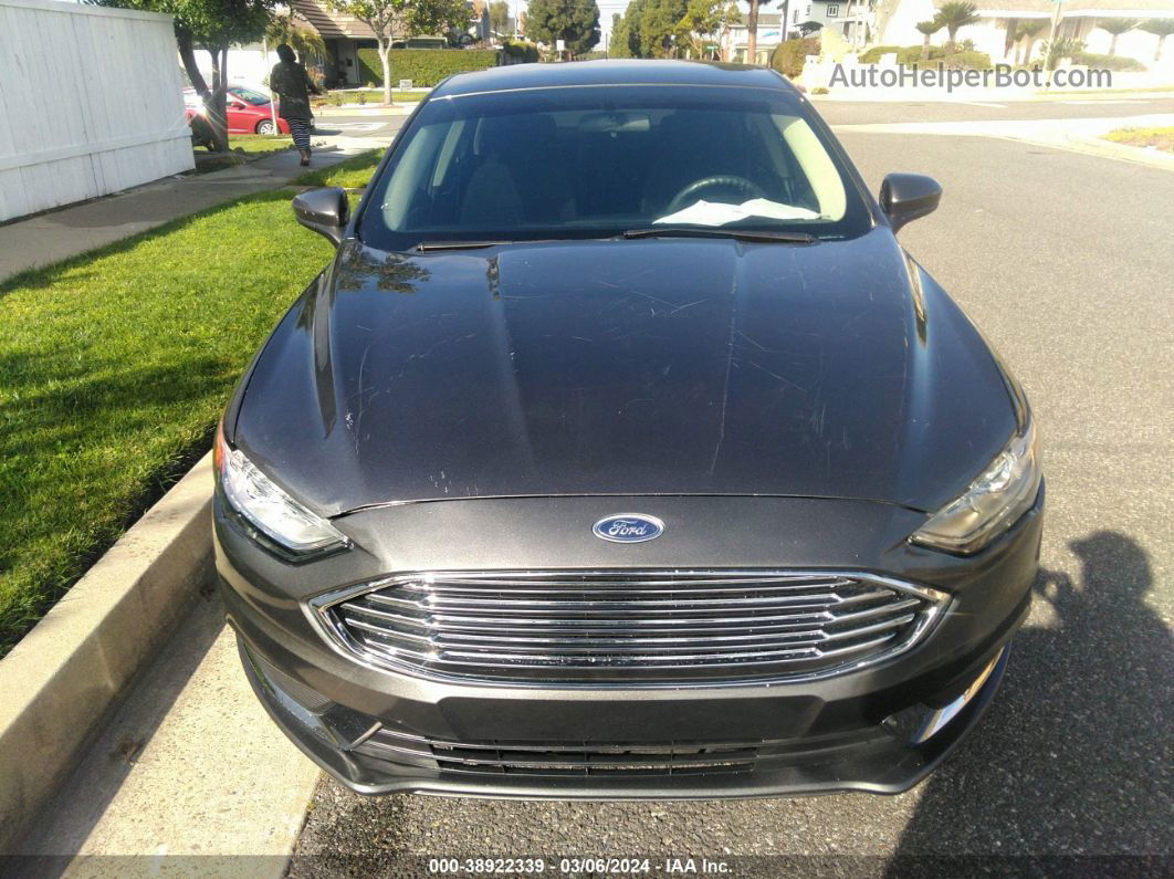 2018 Ford Fusion Se Silver vin: 3FA6P0HD3JR143934