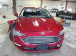 2018 Ford Fusion Se Red vin: 3FA6P0HD3JR150057