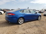 2018 Ford Fusion Se Blue vin: 3FA6P0HD3JR156649