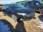 2018 Ford Fusion Se Black vin: 3FA6P0HD3JR199940