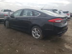 2018 Ford Fusion Se Black vin: 3FA6P0HD3JR211052