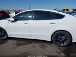 2018 Ford Fusion Se White vin: 3FA6P0HD3JR253558