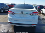 2018 Ford Fusion Se White vin: 3FA6P0HD3JR253558