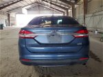 2018 Ford Fusion Se Синий vin: 3FA6P0HD3JR266939