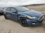 2019 Ford Fusion Se Синий vin: 3FA6P0HD3KR108327