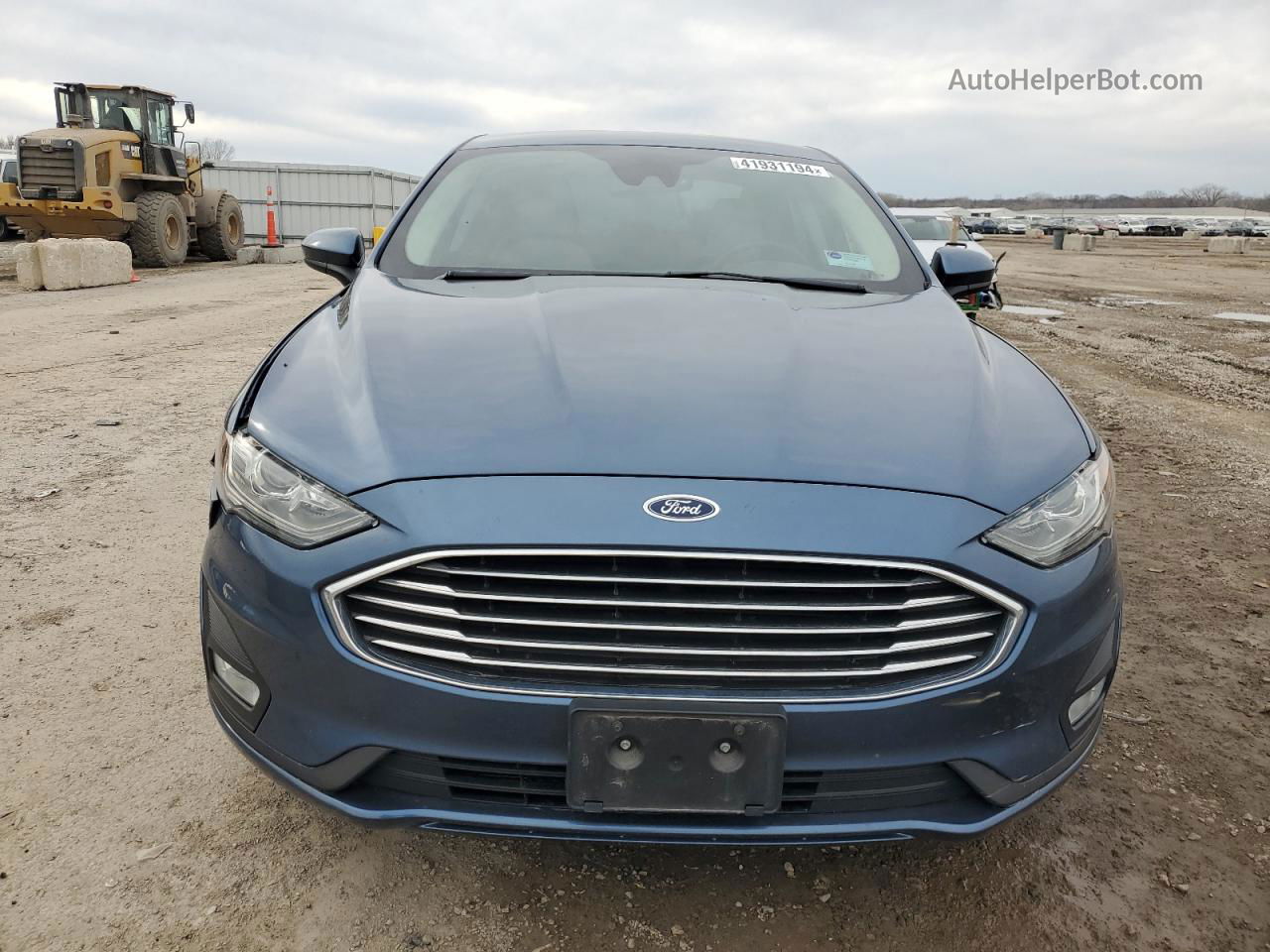 2019 Ford Fusion Se Blue vin: 3FA6P0HD3KR108327