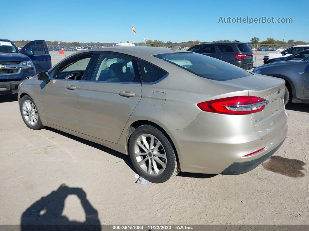 2019 Ford Fusion Se Champagne vin: 3FA6P0HD3KR113348