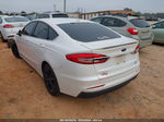 2019 Ford Fusion Se White vin: 3FA6P0HD3KR160542