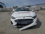 2019 Ford Fusion Se White vin: 3FA6P0HD3KR186431