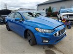 2019 Ford Fusion Se Blue vin: 3FA6P0HD3KR231142