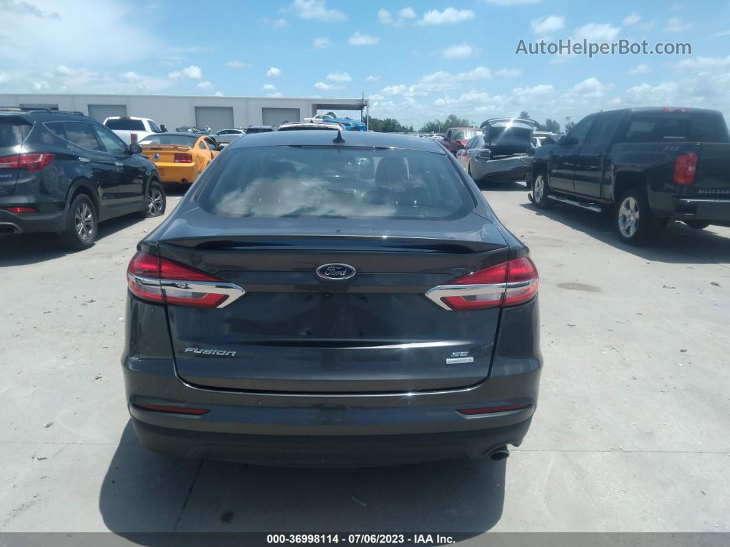 2019 Ford Fusion Se Серый vin: 3FA6P0HD3KR239564