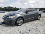 2019 Ford Fusion Se Gray vin: 3FA6P0HD3KR285556