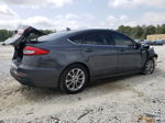 2019 Ford Fusion Se Gray vin: 3FA6P0HD3KR285556