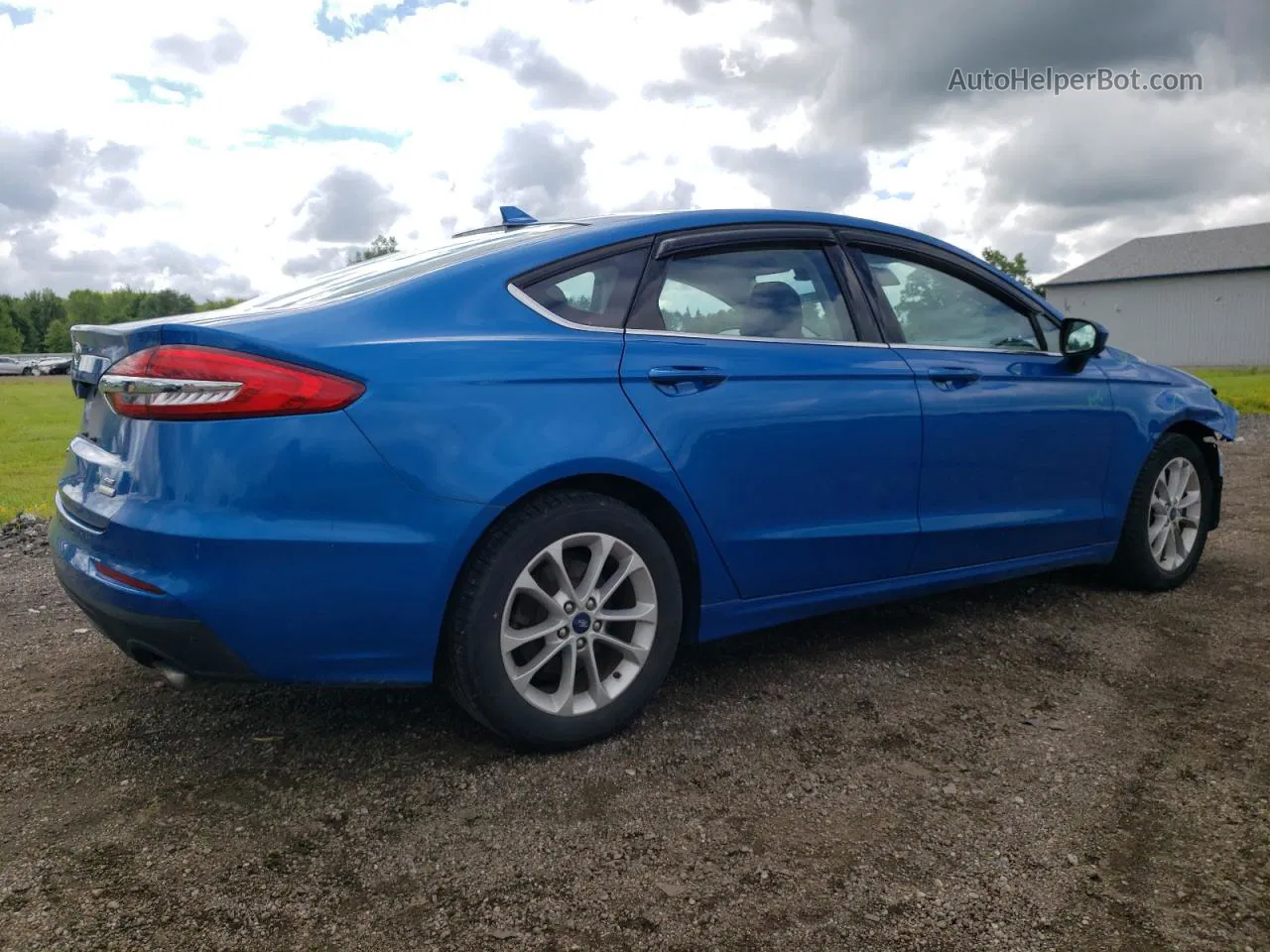 2020 Ford Fusion Se Blue vin: 3FA6P0HD3LR123766