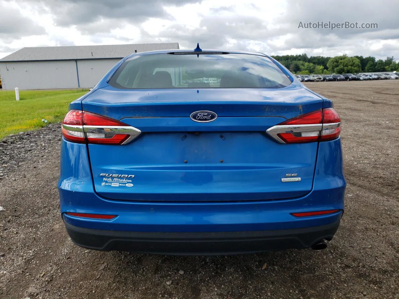 2020 Ford Fusion Se Blue vin: 3FA6P0HD3LR123766