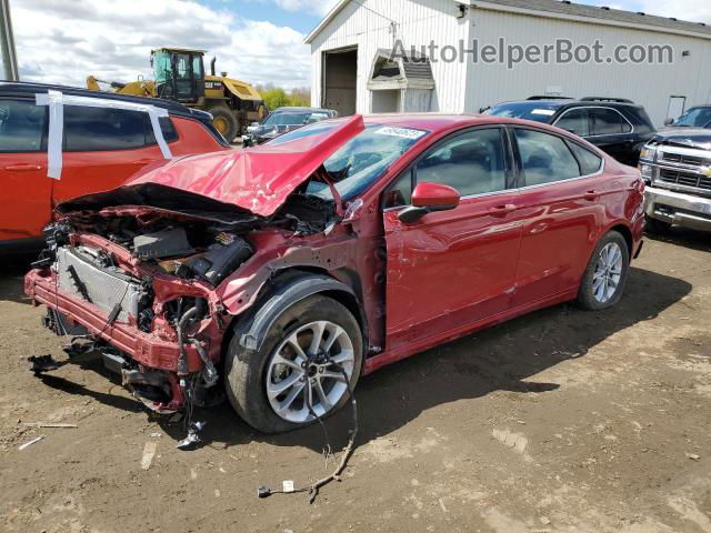 2020 Ford Fusion Se Красный vin: 3FA6P0HD3LR124268