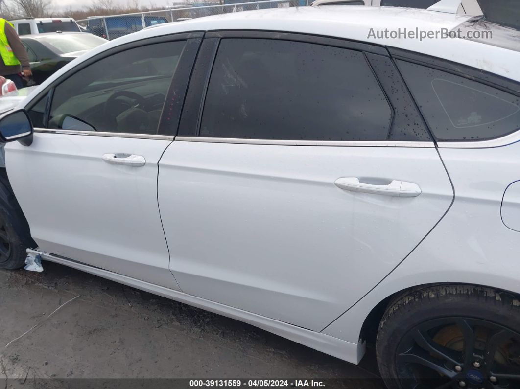 2020 Ford Fusion Se White vin: 3FA6P0HD3LR132273