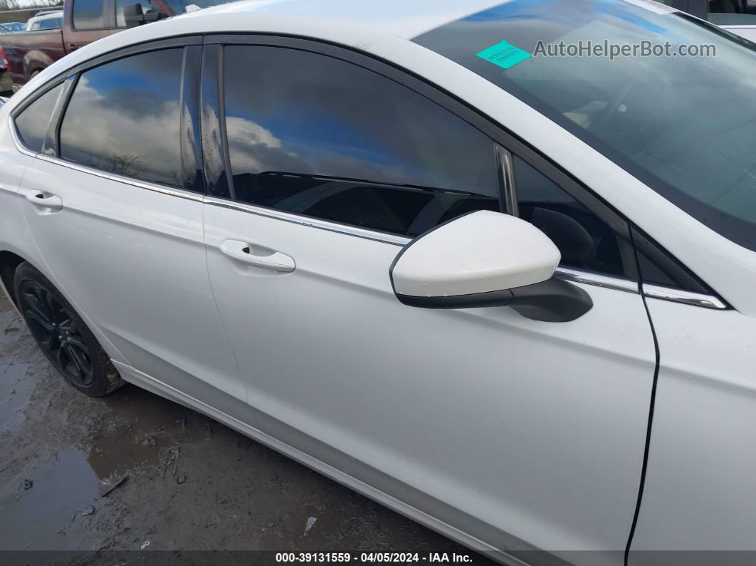 2020 Ford Fusion Se White vin: 3FA6P0HD3LR132273