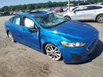 2020 Ford Fusion Se Blue vin: 3FA6P0HD3LR150711