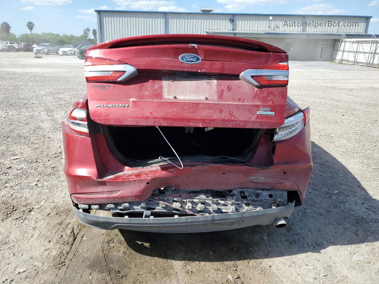 2020 Ford Fusion Se Red vin: 3FA6P0HD3LR169467