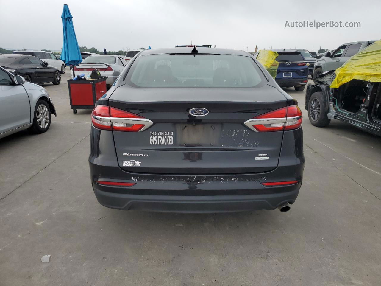 2020 Ford Fusion Se Black vin: 3FA6P0HD3LR221681