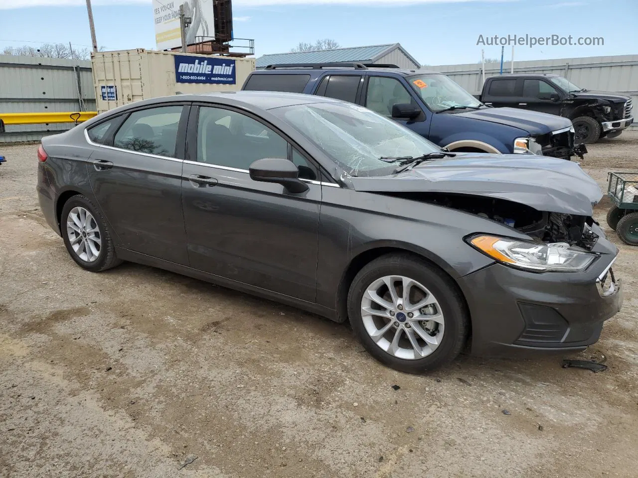 2020 Ford Fusion Se Charcoal vin: 3FA6P0HD3LR246774