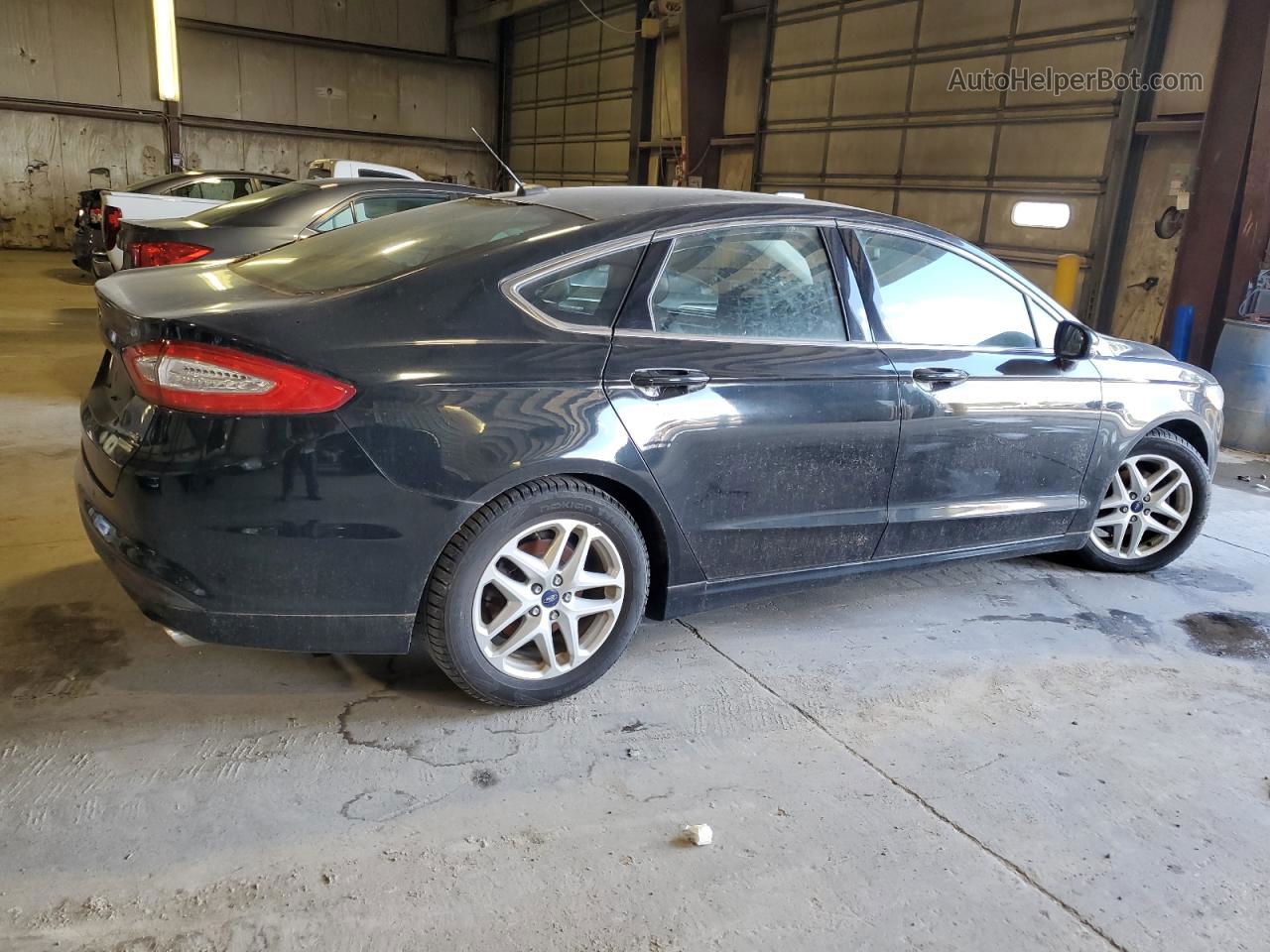 2014 Ford Fusion Se Черный vin: 3FA6P0HD4ER211342