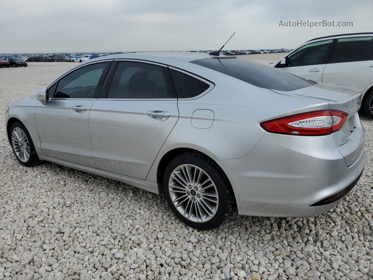 2014 Ford Fusion Se Серебряный vin: 3FA6P0HD4ER314275