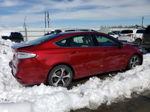 2014 Ford Fusion Se Red vin: 3FA6P0HD4ER391177