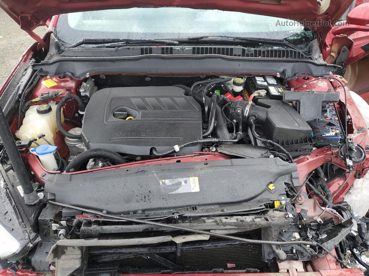 2015 Ford Fusion Se Red vin: 3FA6P0HD4FR164203