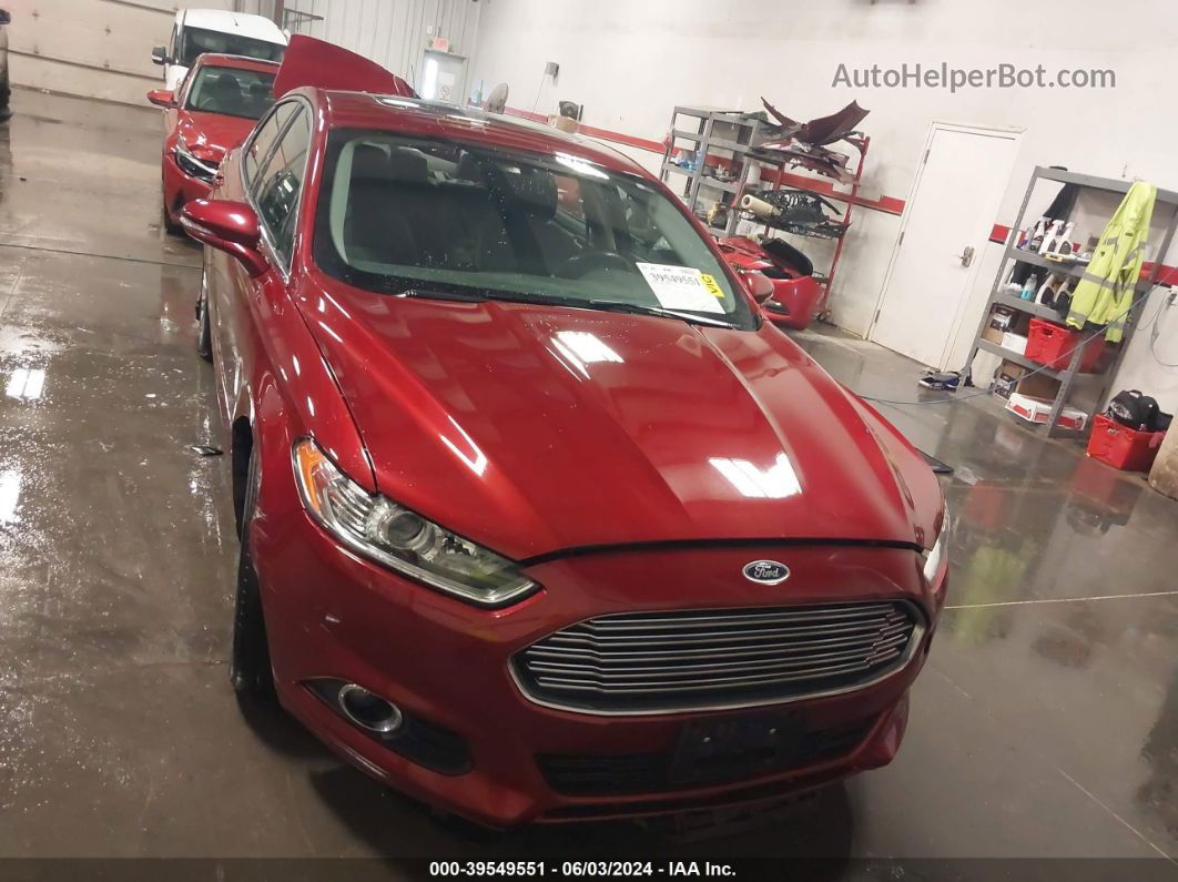 2015 Ford Fusion Se Red vin: 3FA6P0HD4FR224609