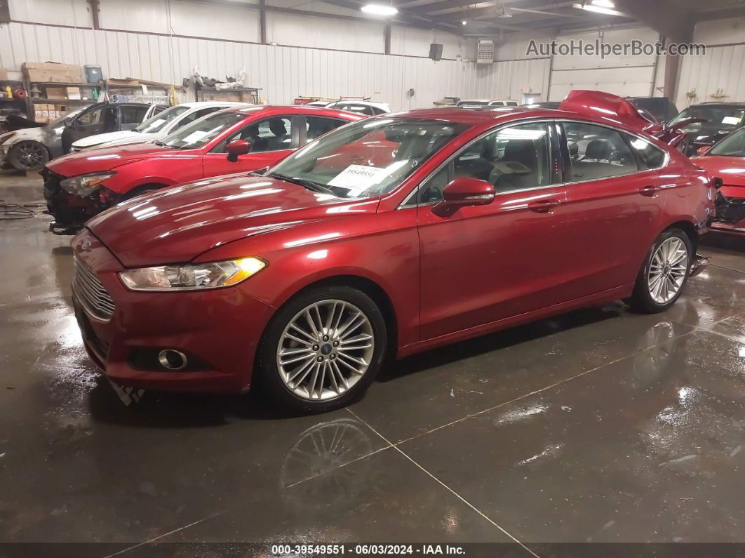 2015 Ford Fusion Se Red vin: 3FA6P0HD4FR224609