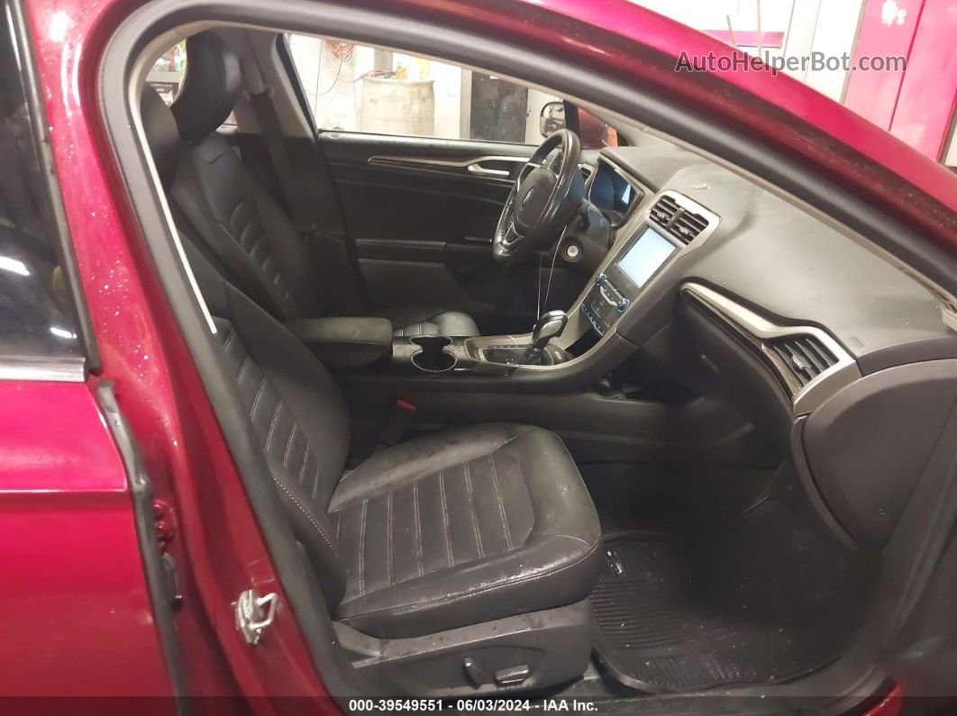 2015 Ford Fusion Se Red vin: 3FA6P0HD4FR224609