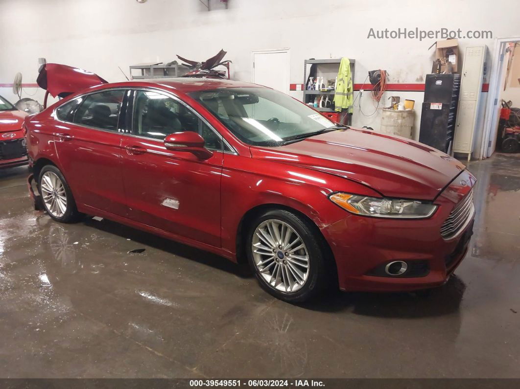 2015 Ford Fusion Se Red vin: 3FA6P0HD4FR224609