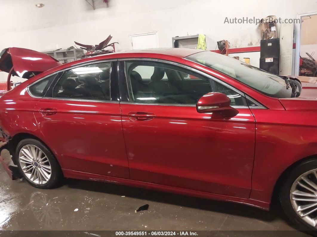 2015 Ford Fusion Se Red vin: 3FA6P0HD4FR224609