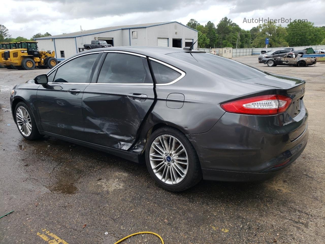 2016 Ford Fusion Se Gray vin: 3FA6P0HD4GR109963