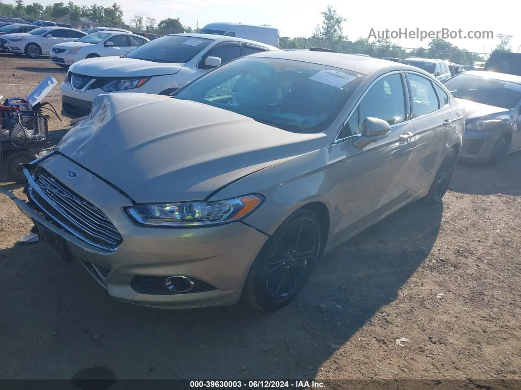 2016 Ford Fusion Se Золотой vin: 3FA6P0HD4GR112068