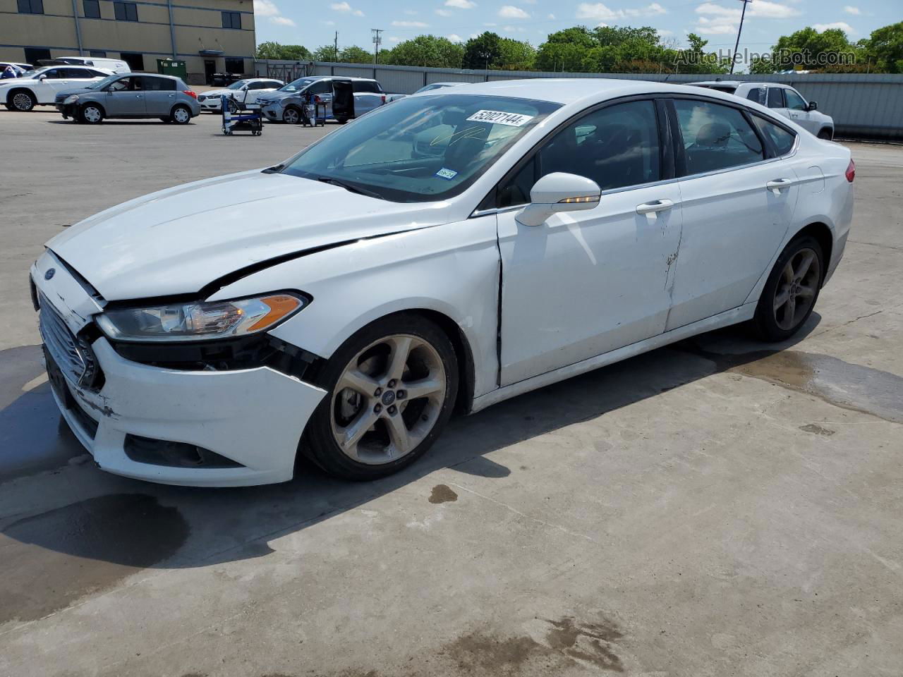 2016 Ford Fusion Se White vin: 3FA6P0HD4GR113835